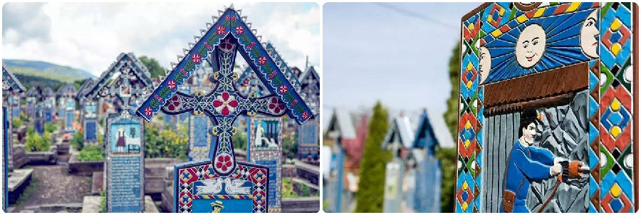 罗马尼亚瑟彭察快乐坟场